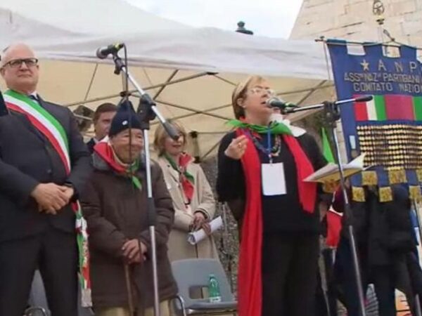 Festa della Liberazione nell’anniversario del 25 aprile 1945.