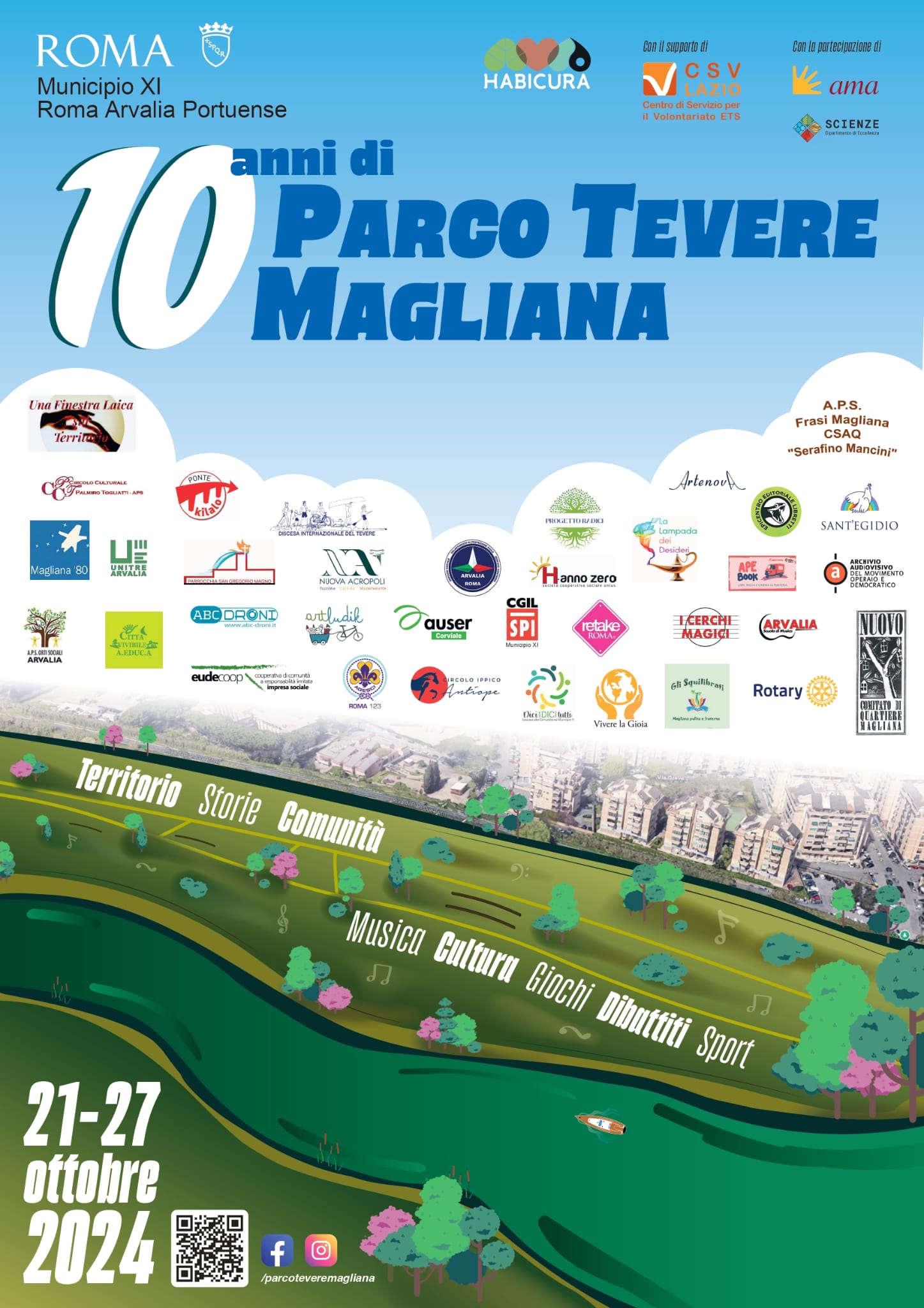 Municipio XI, 10 anni di Parco Tevere Magliana