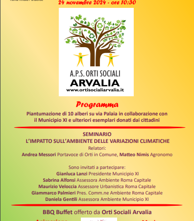 Festa dell’Albero 2024 – domenica 24 novembre