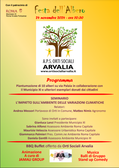 Festa dell’Albero 2024 – domenica 24 novembre